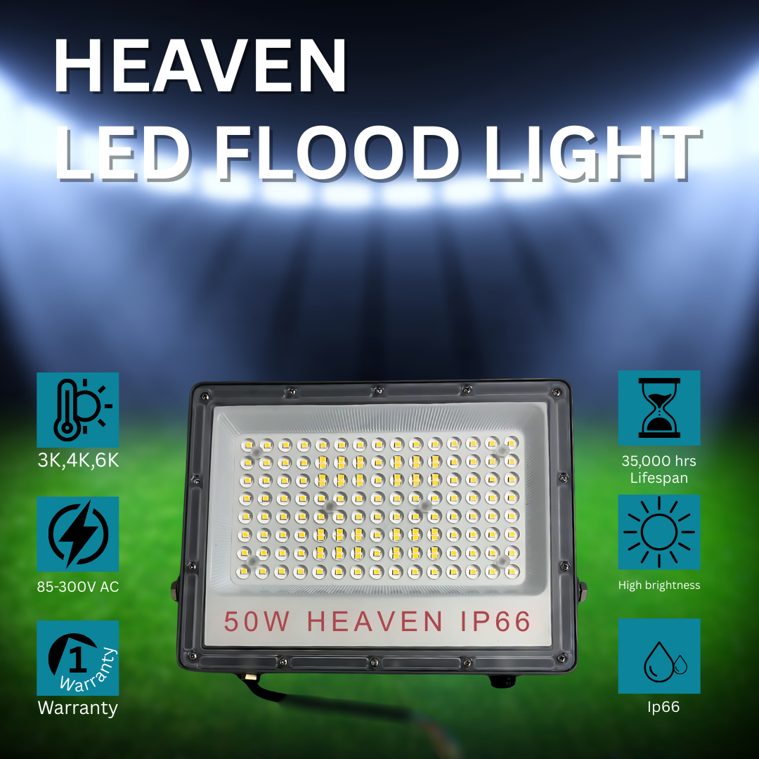 Heaven 50W LED Flood Light Rose Model gallery image